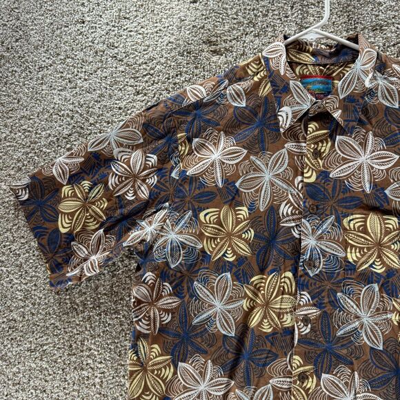 Reyn Spooner Hawaiian Shirt Mens Large Floral Button Up Joe Kealoha's Vintage - Picture 5 of 13